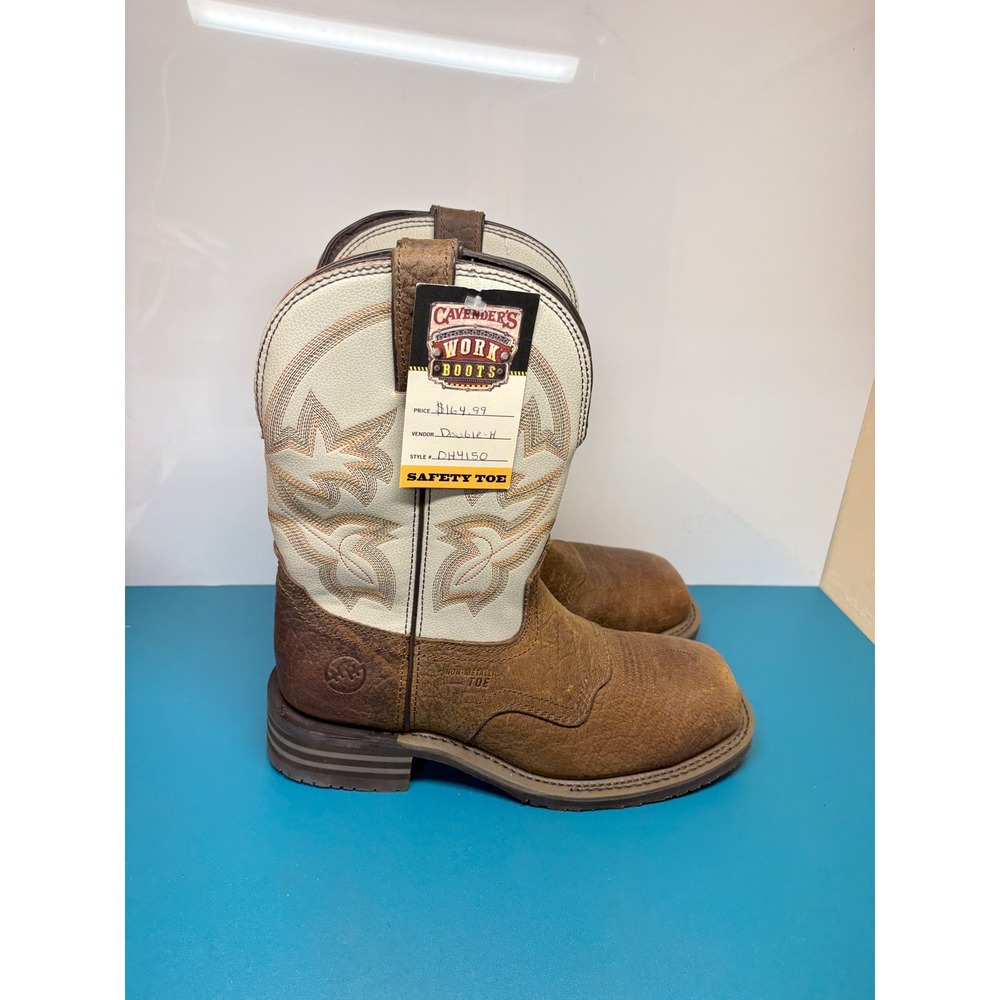 Double H Mens 8D DH4150 Highman Brown Leather Composite Toe Work Boots